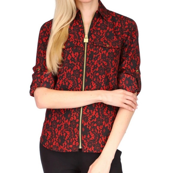 MICHAEL Michael Kors Tops - NWT Michael Kors lace print top